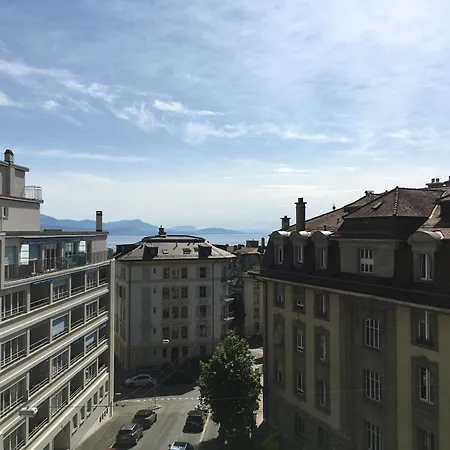公寓 Avec Une Vue Magnifique Sur Le Lac 洛桑